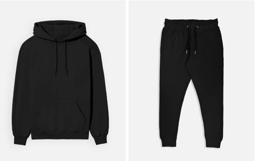 Black Hoodie & Jogger Combo